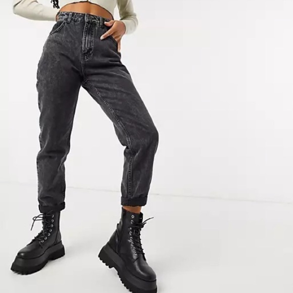ASOS Bershka cotton mom jeans